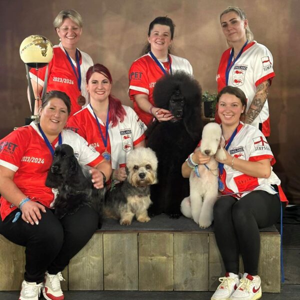 groom team England - Belgium 2024 6th Place